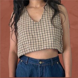 MAISON CLEO CROP VEST